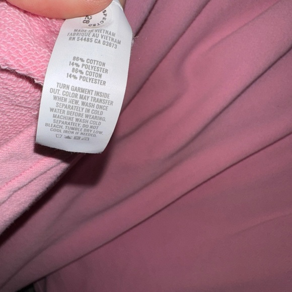 Aerie Pink Fleece Oversized Button Shirt Shacket Size XSmall - Picture 6 of 7